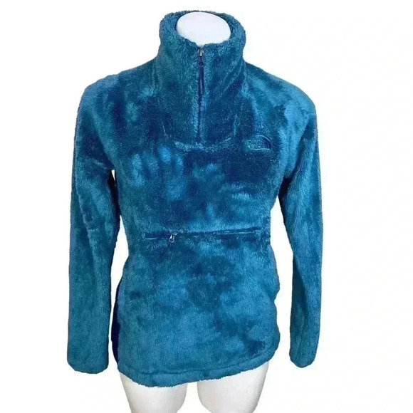 The North Face Jackets & Blazers - The North Face Teal Plush Half-Zip Fleece Pullover